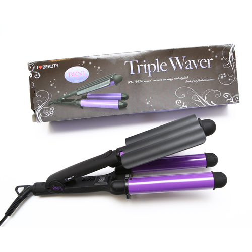 Electric Hair Triple Wave Curler, Electric Hair Curler