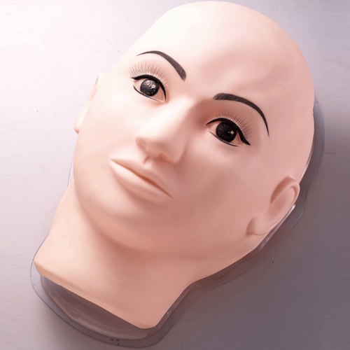 Permanent Makeup Mannequin Mask, Permanent Makeup Practice Materials, 3D rubber practice pad